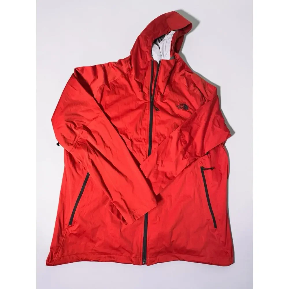 The North Face Men's Dry Vent Rain Jacket, Size XXL Red